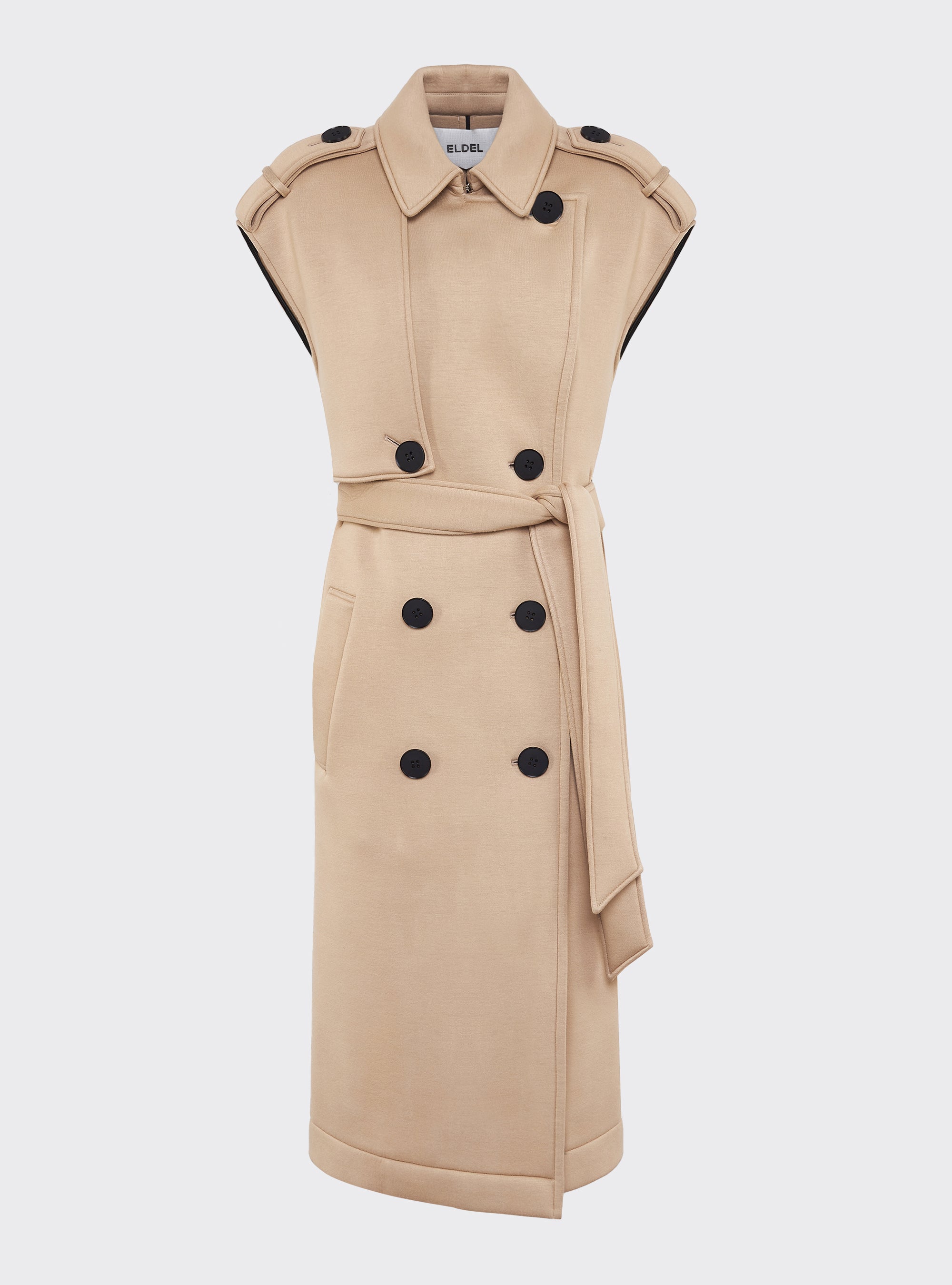 Oversized double-breasted waistcoat