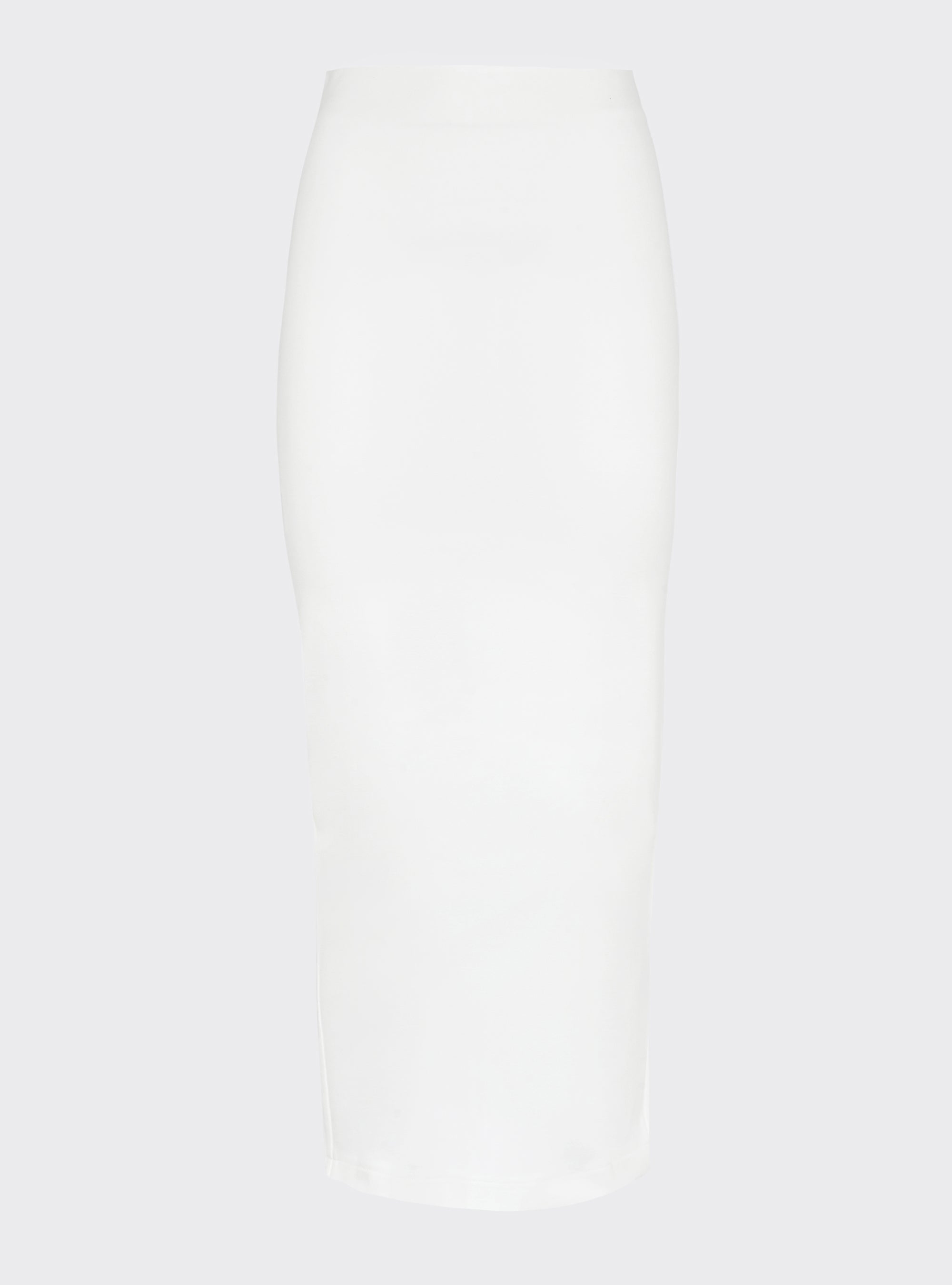 Mid-rise knitted midi skirt