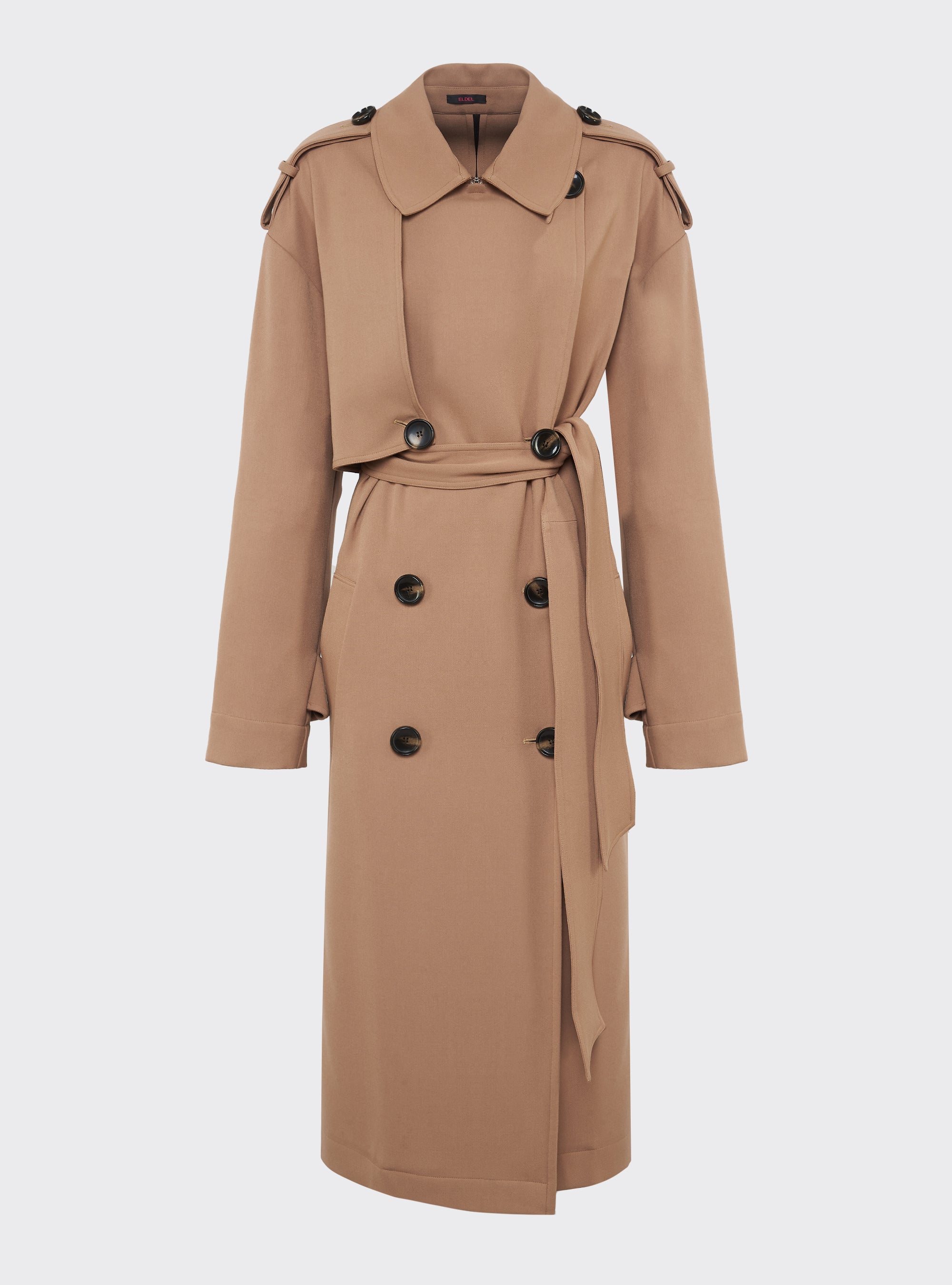 "Discordia" Oversized Double-Breasted Trench Coat