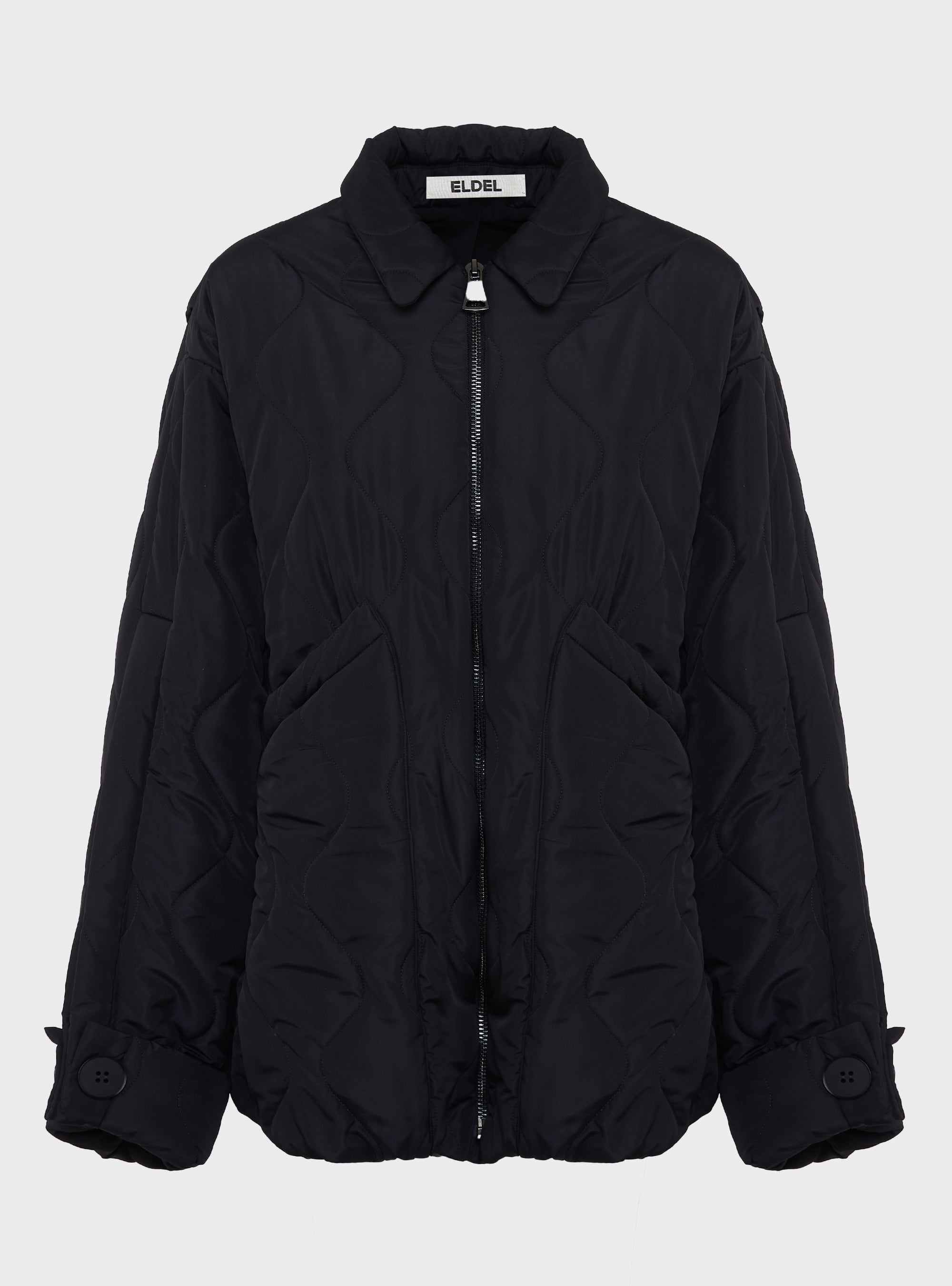 "OVERSIZED QUILTED" PADDED JACKET