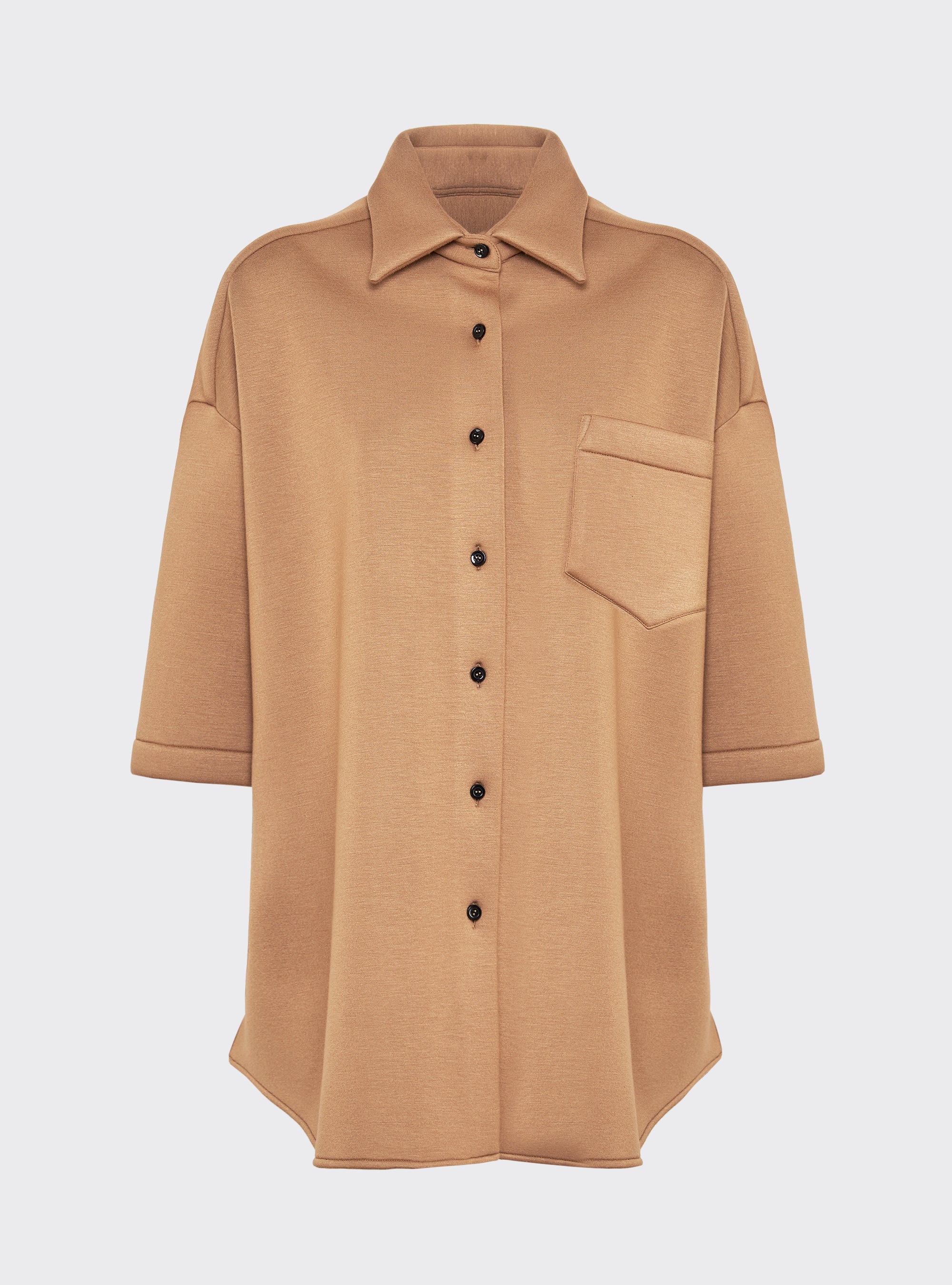 Oversized short-sleeved shirt