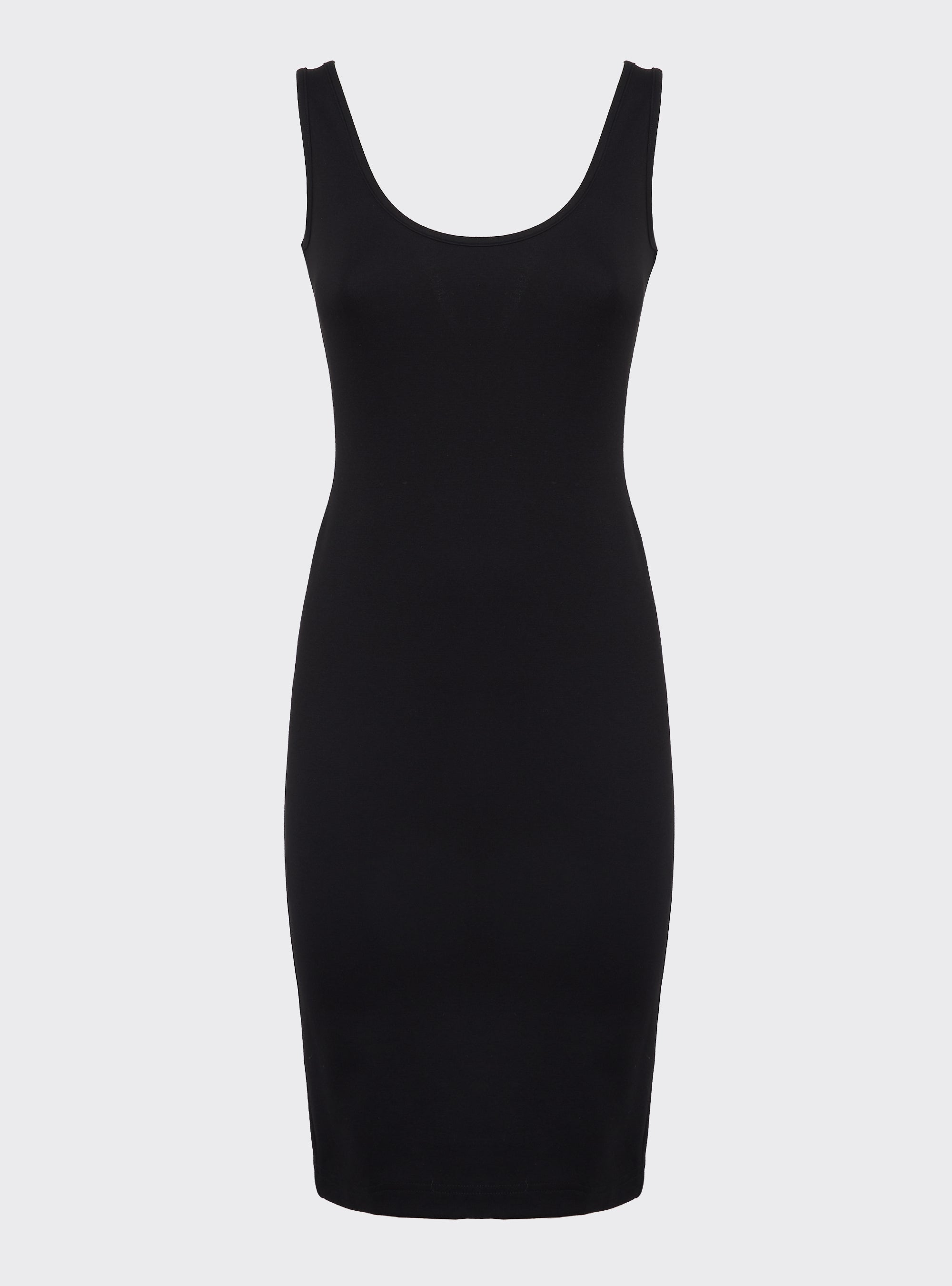 Knitted midi tank dress