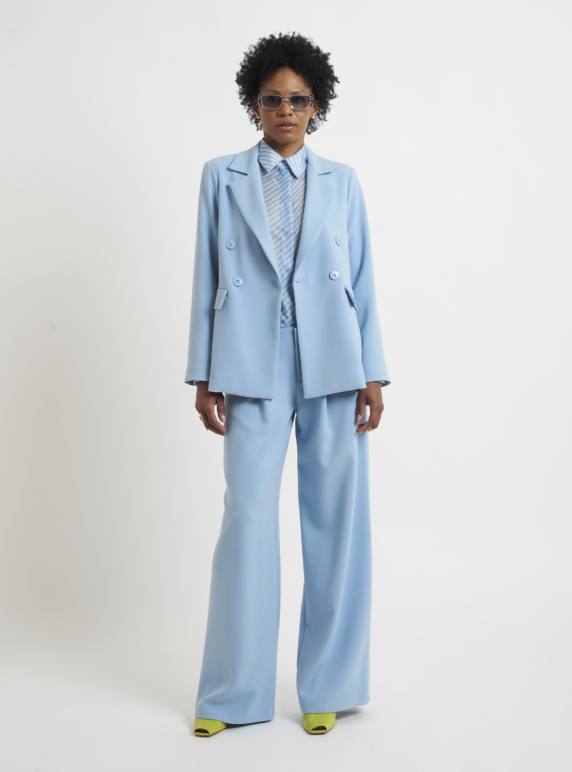 Double-Breasted box blazer